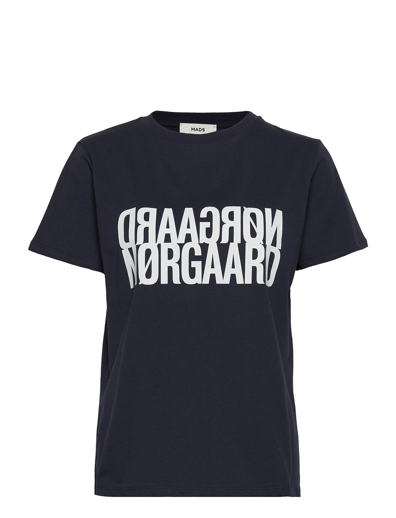 Single Organic Trenda P Tee Tops T-shirts & Tops Short-sleeved Navy Mads Nørgaard