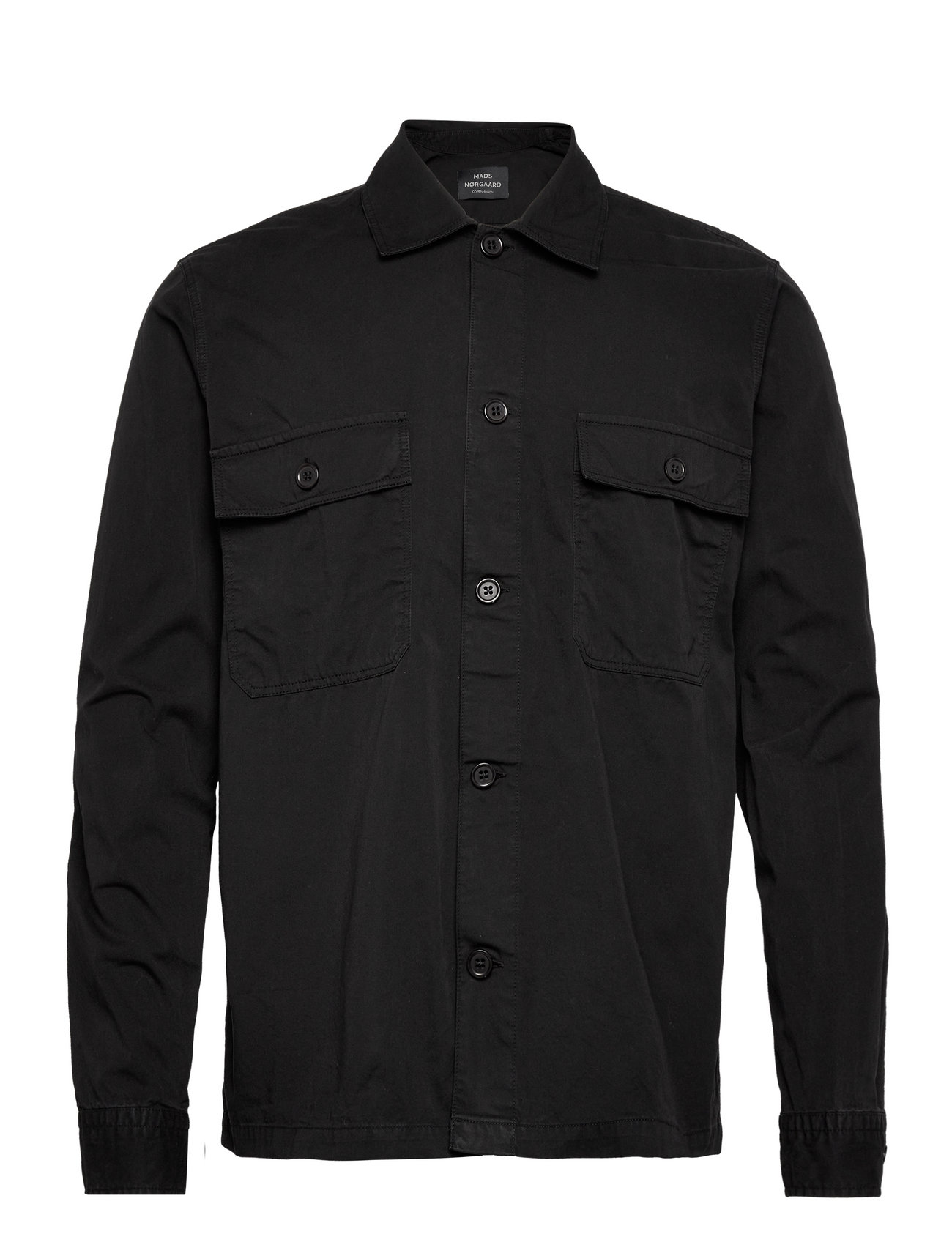 Mads Nørgaard Sunny Twill Steve Shirt (Black/Sort) - 1200 kr | Boozt.com