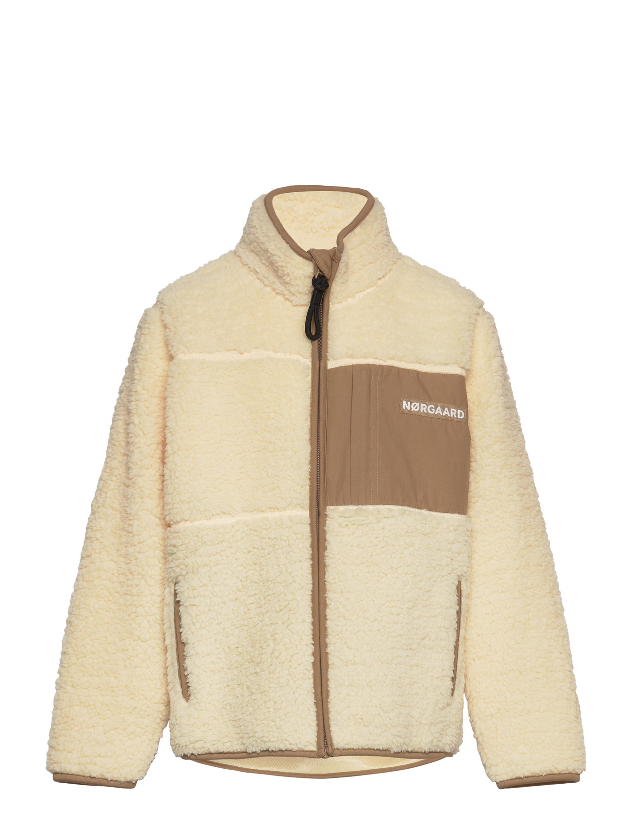 Teddy Fleece Jeffo Jacket Outerwear Fleece Outerwear Fleece Jackets Cream Mads Nørgaard