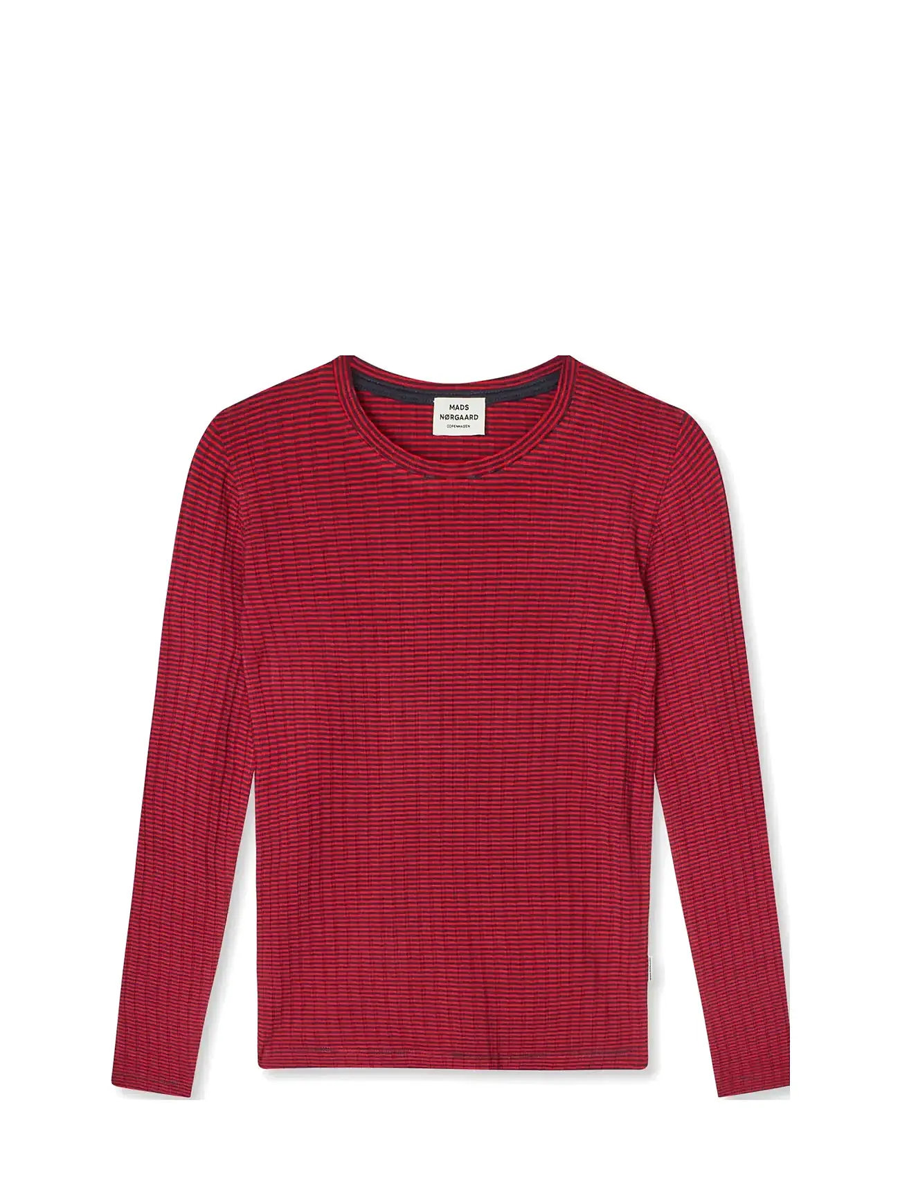 MADS NØRGAARD 5X5 Klassisch Stripe Talika Oberteil Rot - 164 - Kinder