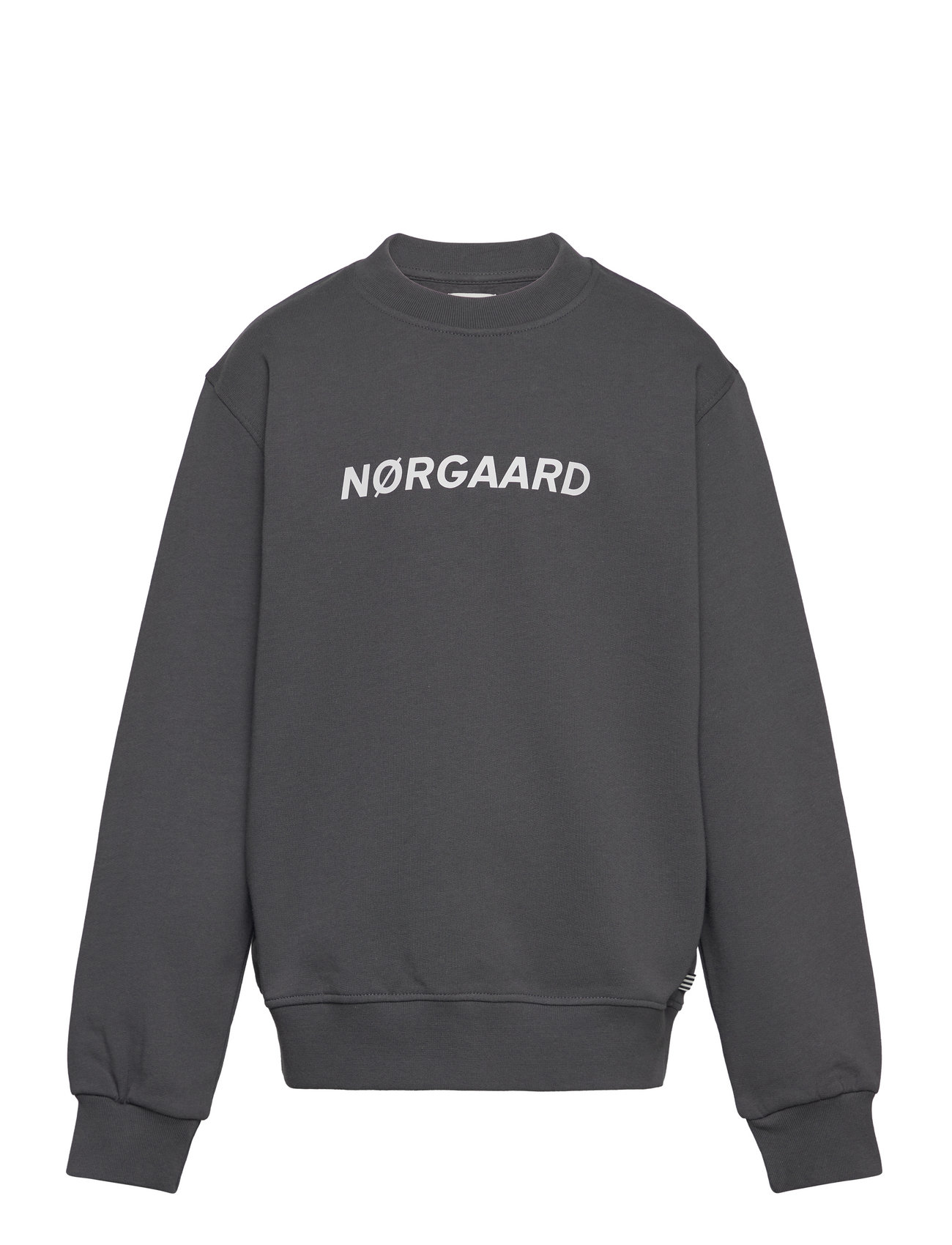 Organic Sweat Solo Sweatshirt Tops Sweatshirts & Hoodies Sweatshirts Grey Mads Nørgaard