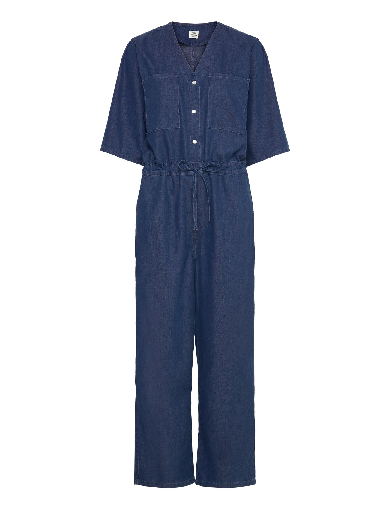 Mads Nørgaard Soft Denim Vianna Jumpsuit (Sargasso Sea/Blå) - 1800 kr ...