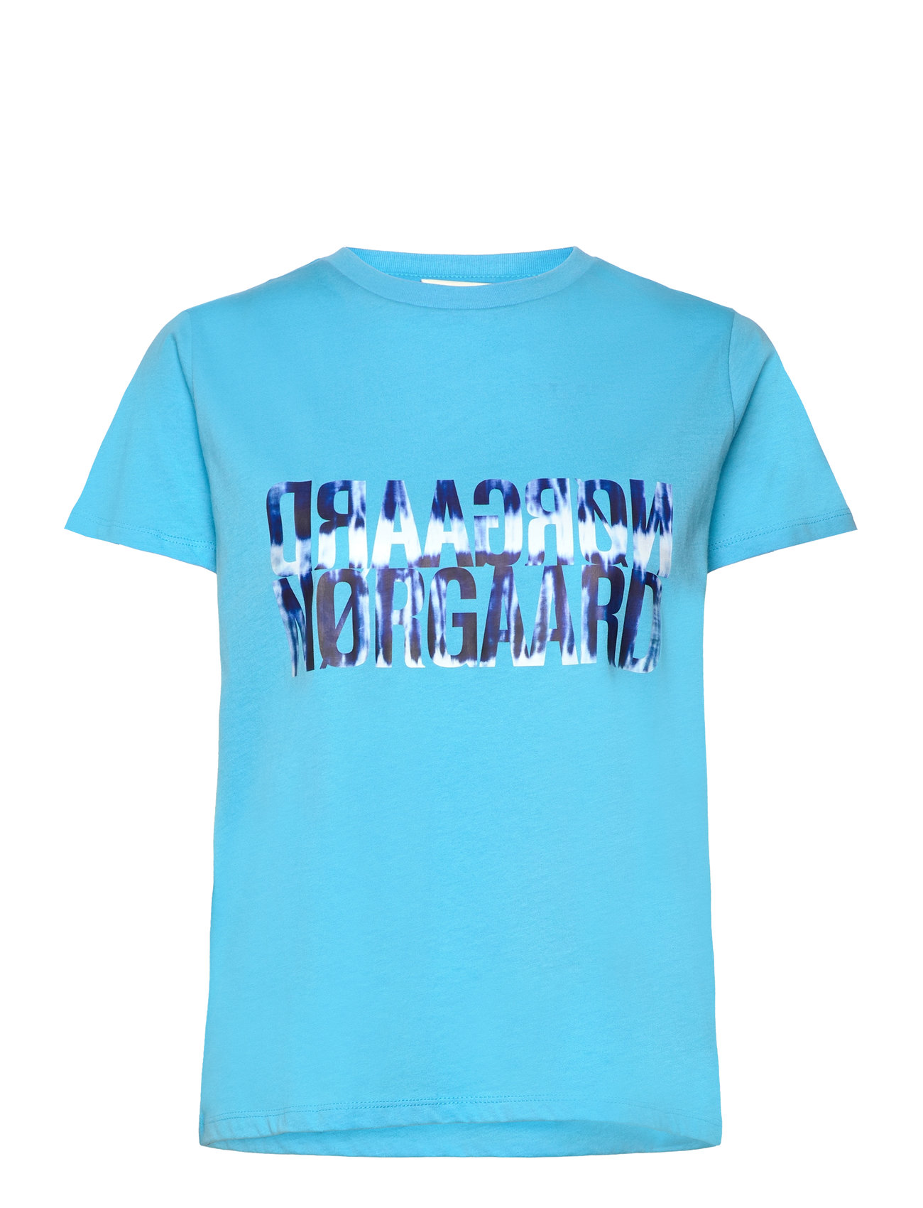 Single Organic Trenda P Tee Tops T-shirts & Tops Short-sleeved Blue Mads Nørgaard