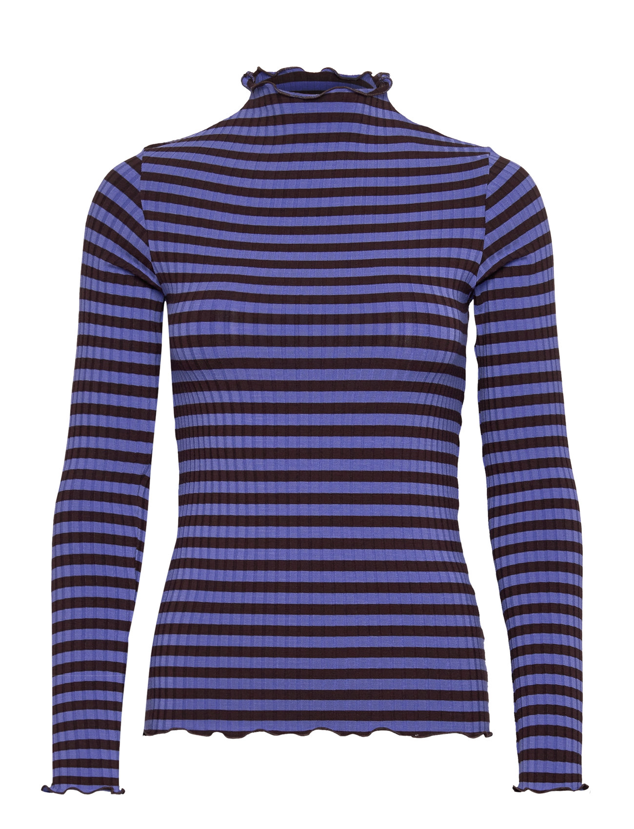 5X5 Stripe Trutte Tee Ls Blue Mads Nørgaard