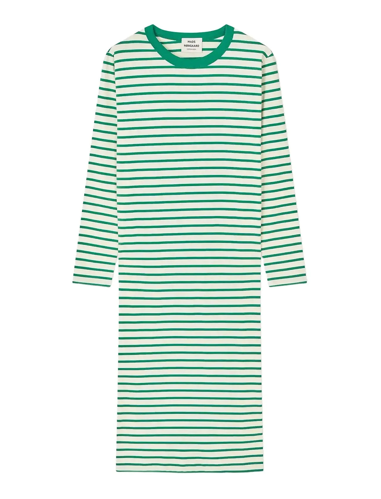 Mads Nørgaard Soft Single Ella Dress, XS, Green, Kjoler > Maxikjole, Dame