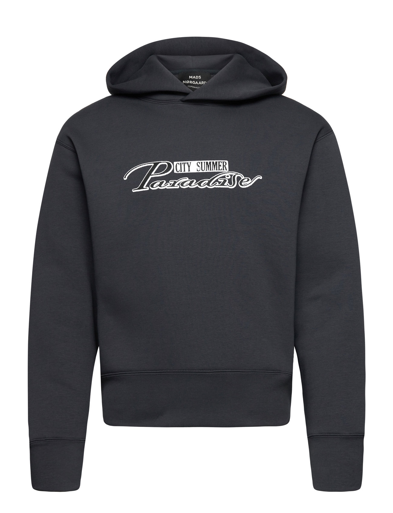 MADS NØRGAARD Standard Paradise Hood Sweat Schwarz - XL - Herren