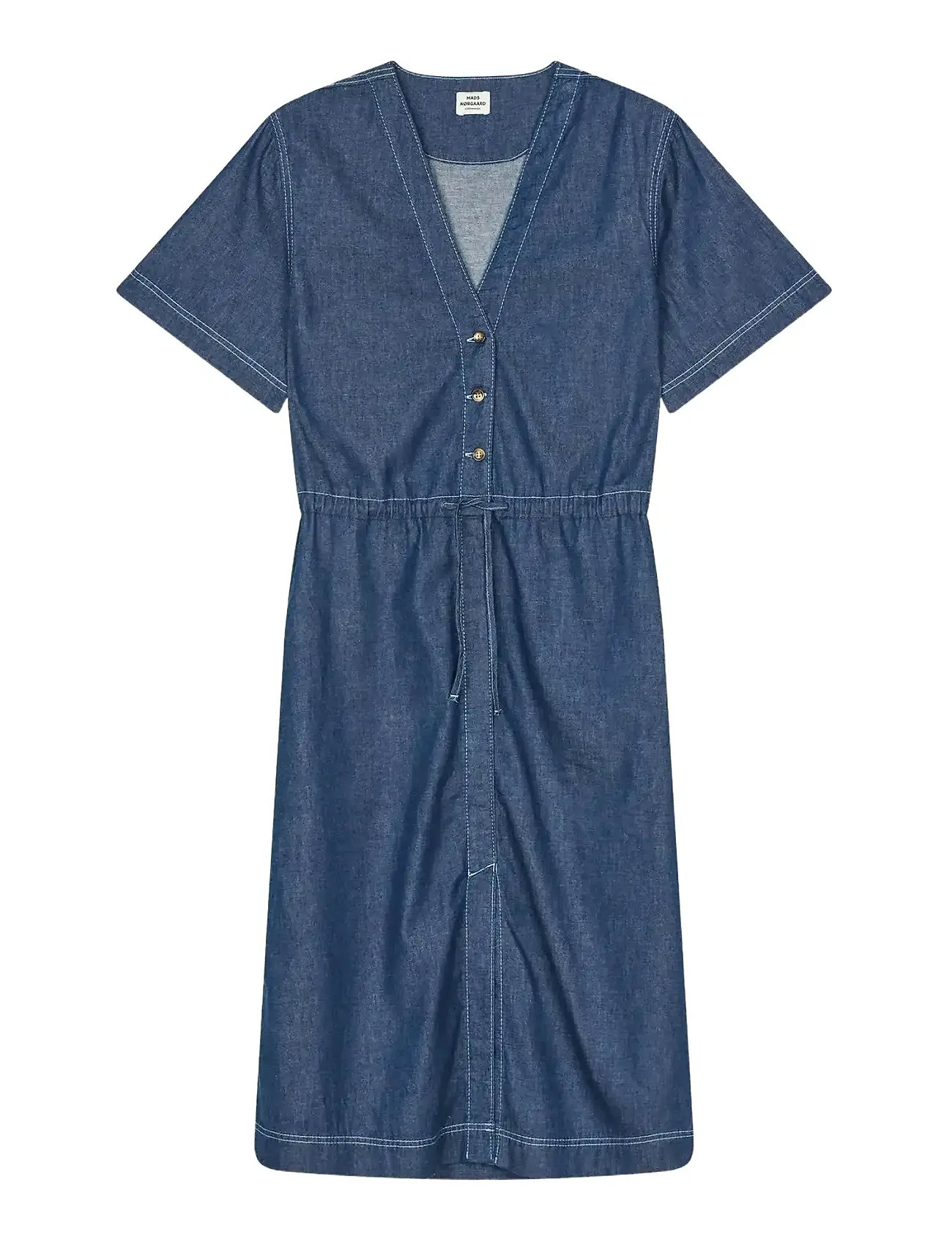 MADS NØRGAARD Air Denim Sanne Kleid Blau - 34 - Damen