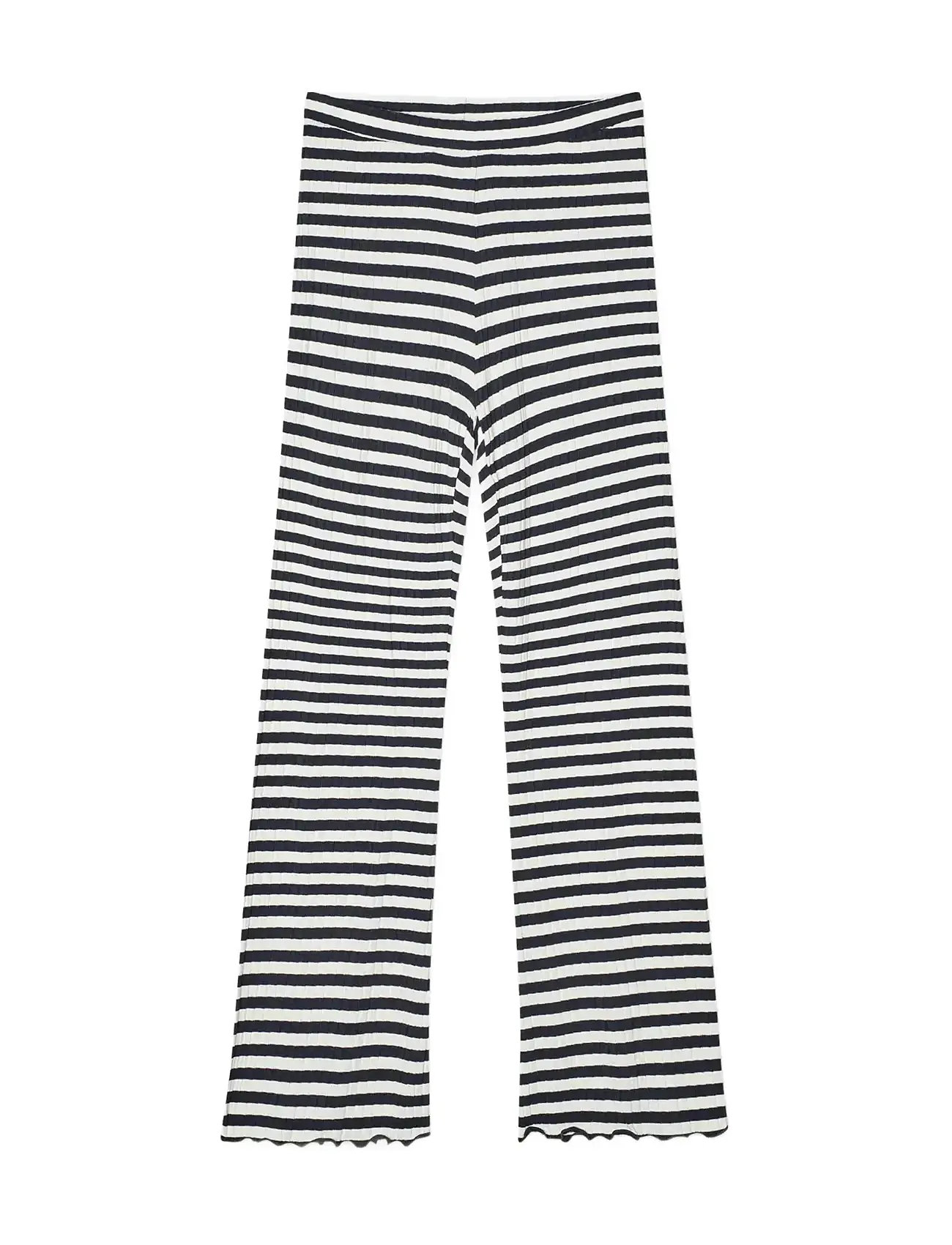 MADS NØRGAARD 5X5 Stripe Lonnie Hosen Patterned - S - Damen