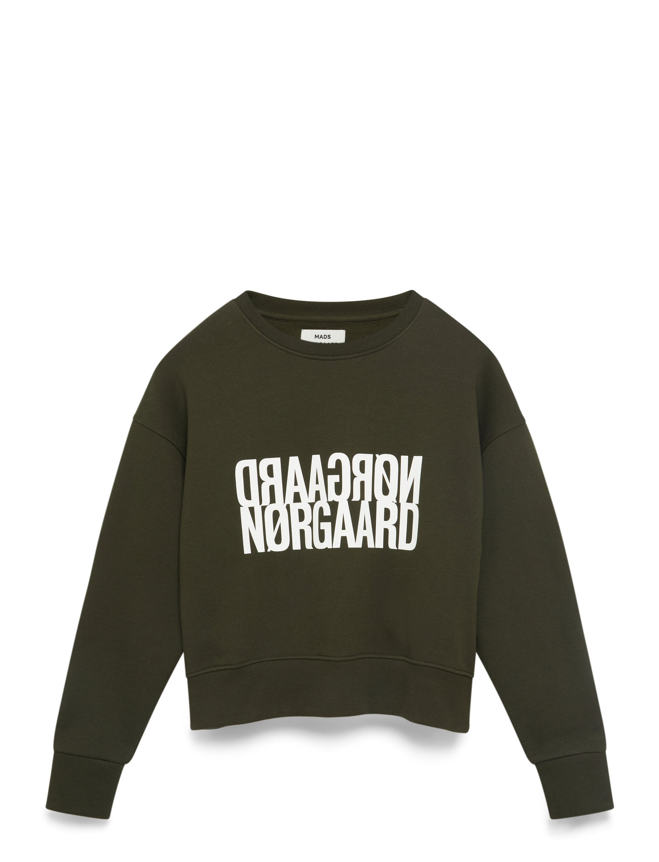 MADS NØRGAARD Original Sweat Tilvina Sweatshirt Khaki - XL - Damen