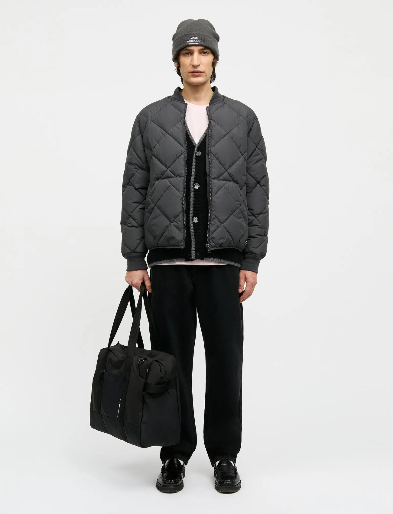 Mads Nørgaard Light Ripstop Hunter Jacket, L, Grey, Jakker > Quiltede Jakker, Herre