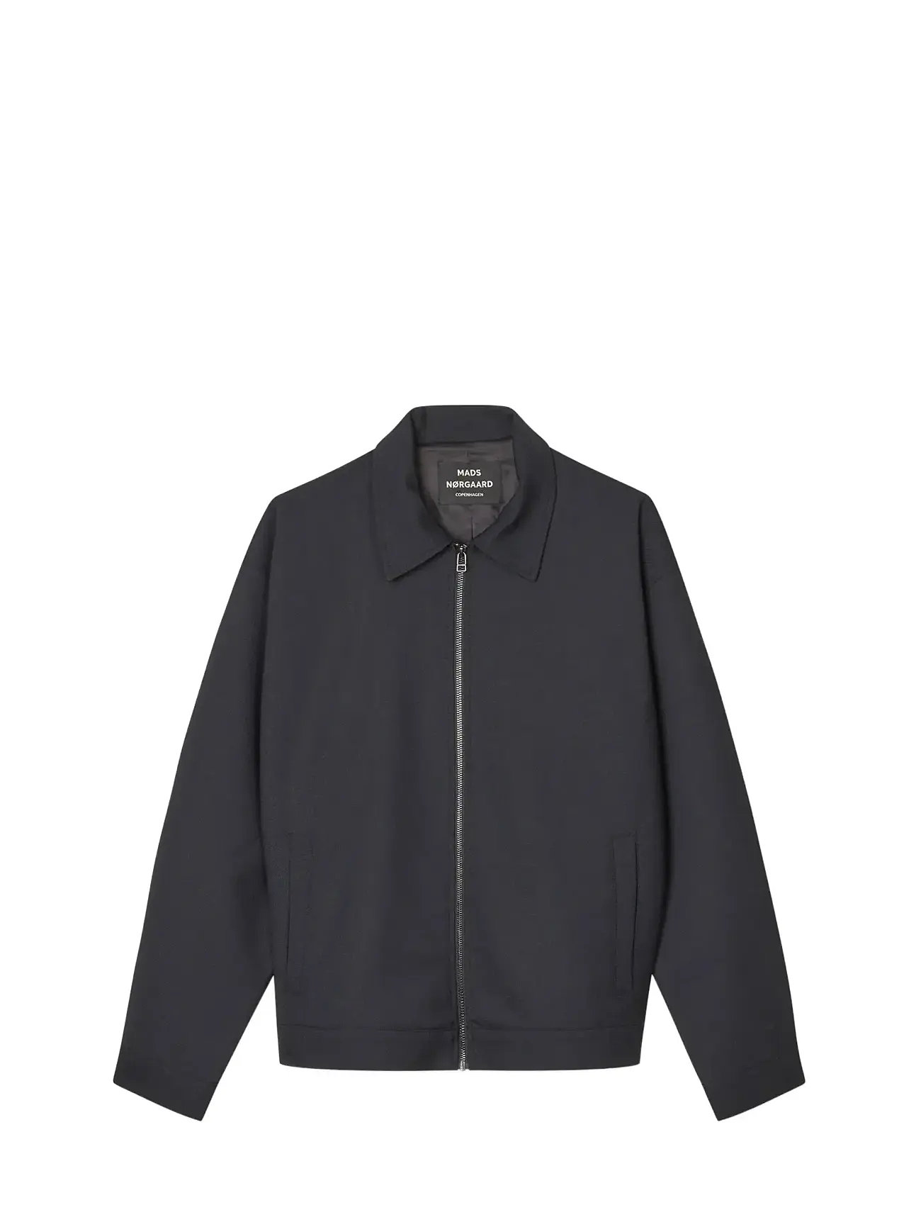 MADS NØRGAARD Super Twill Travis Jacke Schwarz - M - Herren
