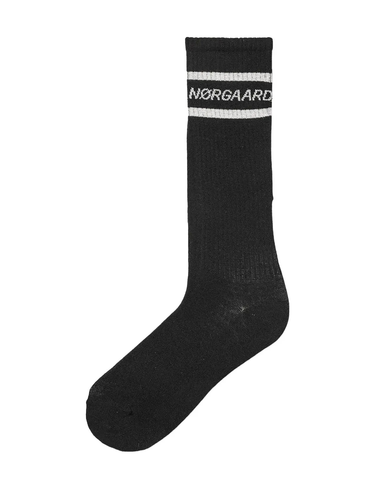 MADS NØRGAARD Socke Single Sport Longo Schwarz - One Size - Damen