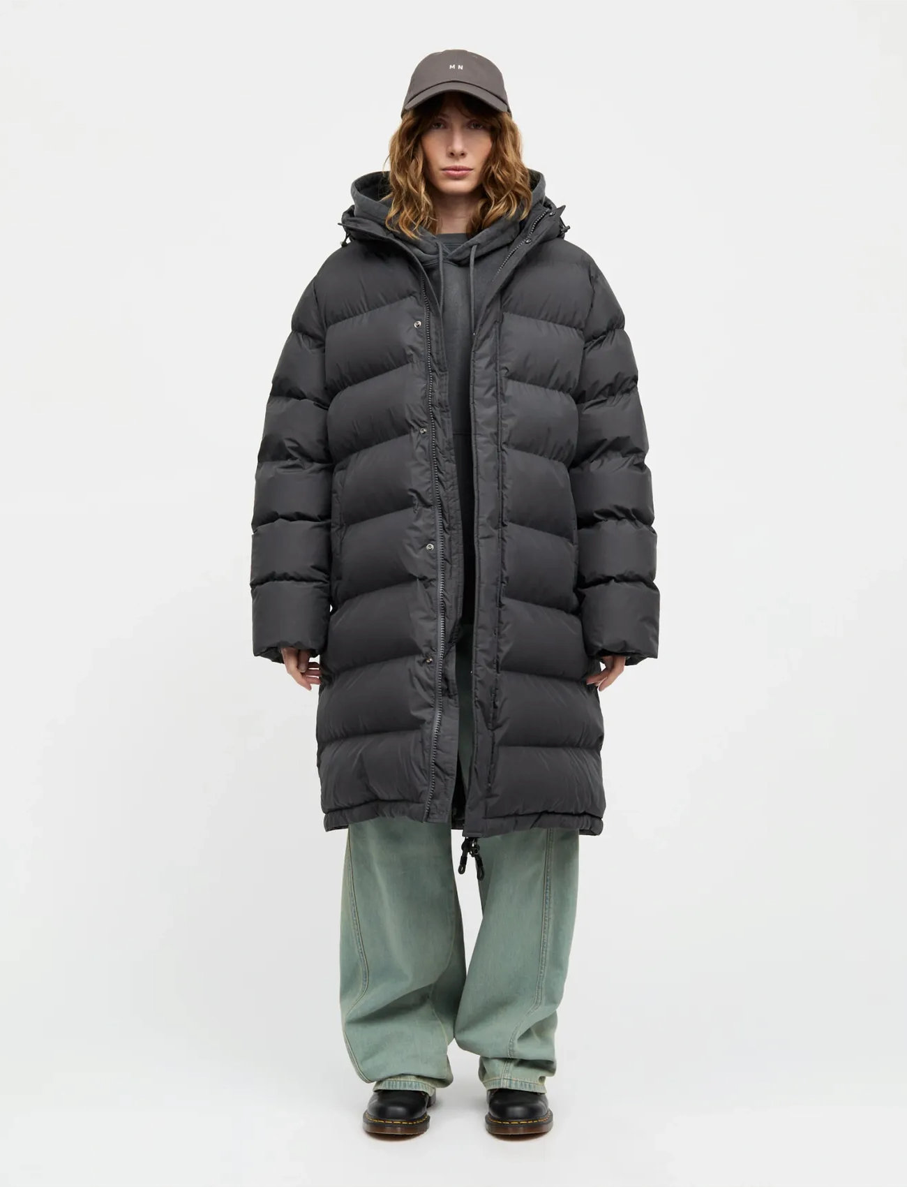 Mads Nørgaard Light Ripstop Jolene Jacket, XS, Grey, Jakker > Vatteret Jakke, Dame