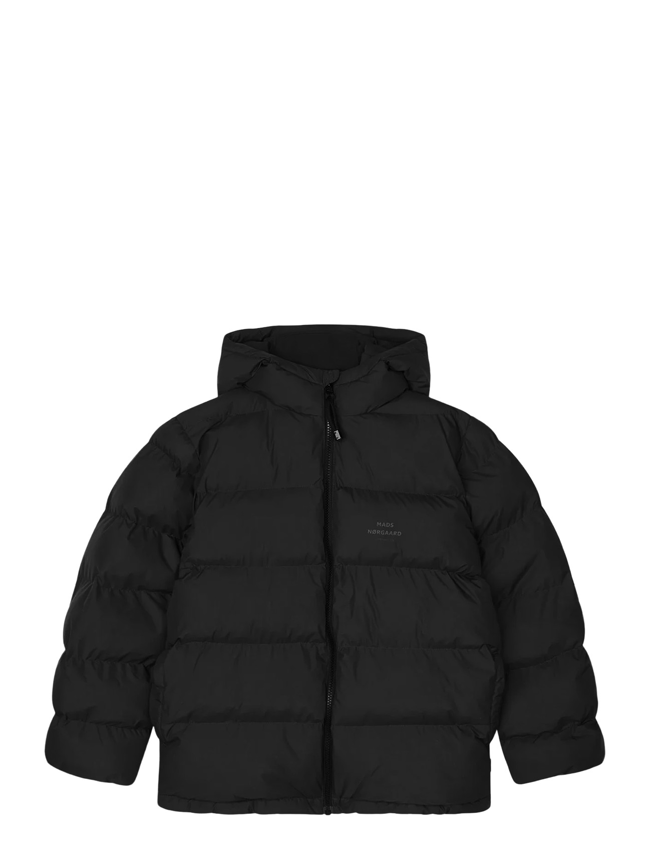 Mads Nørgaard Light Ripstop Junino Jacket, 116, Black, Jakker Og Frakker > Puffer Og Vatterede, Børn
