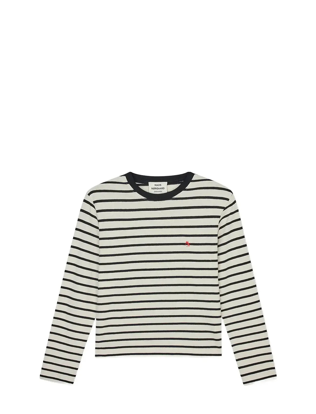 MADS NØRGAARD Pablo Maggie Tee Ls Weiß - M - Damen
