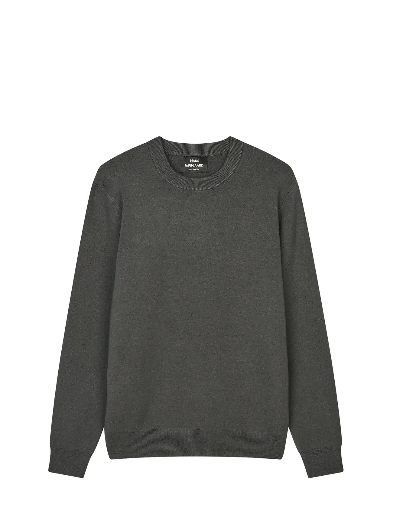 Mads Nørgaard Urban Chase Knit, M, Grey, Strik > Runde Halse, Herre