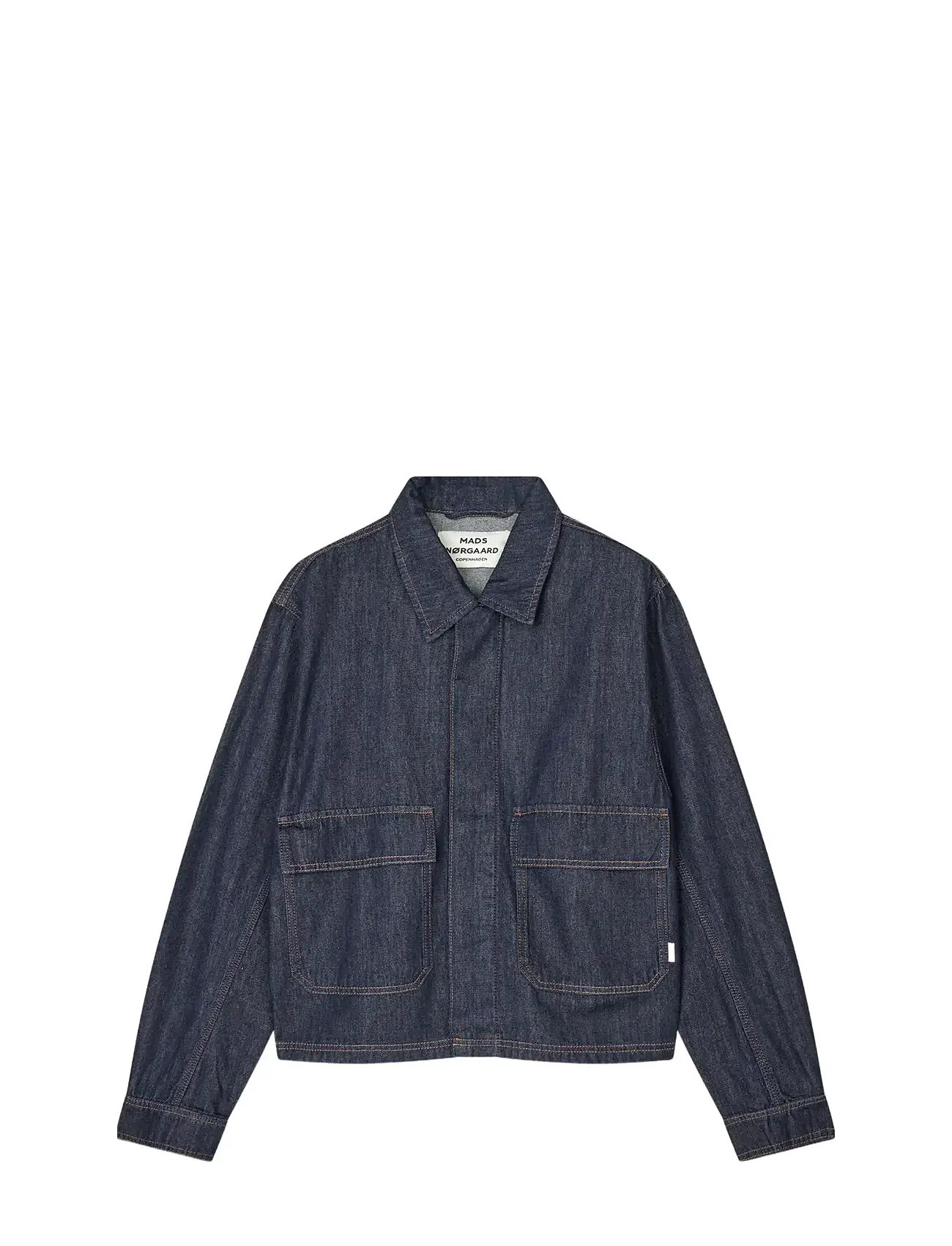 MADS NØRGAARD Cosy Denim Solar Jacke Blau - 34-36 - Damen