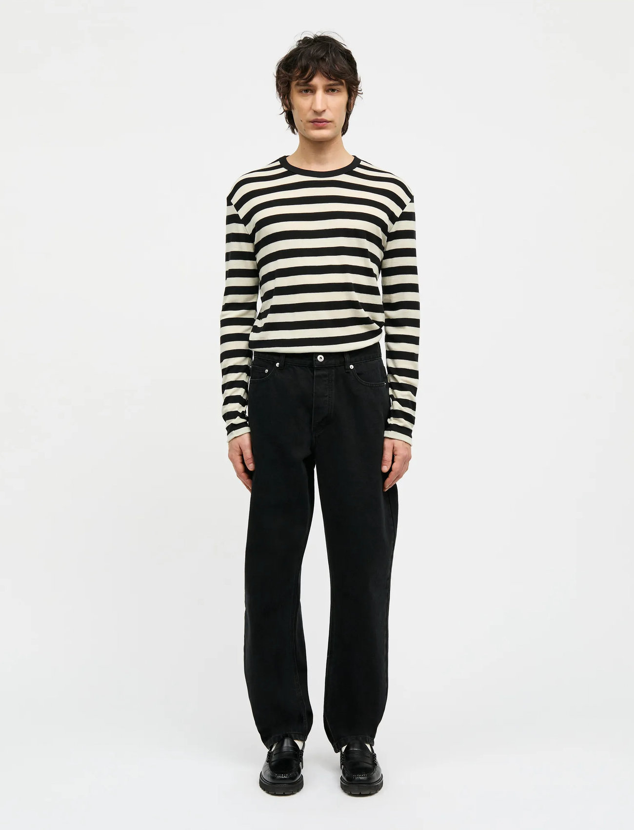 Mads Nørgaard Arizona Black Black Coen Jeans, 29, Black, Jeans > Almindelige, Herre