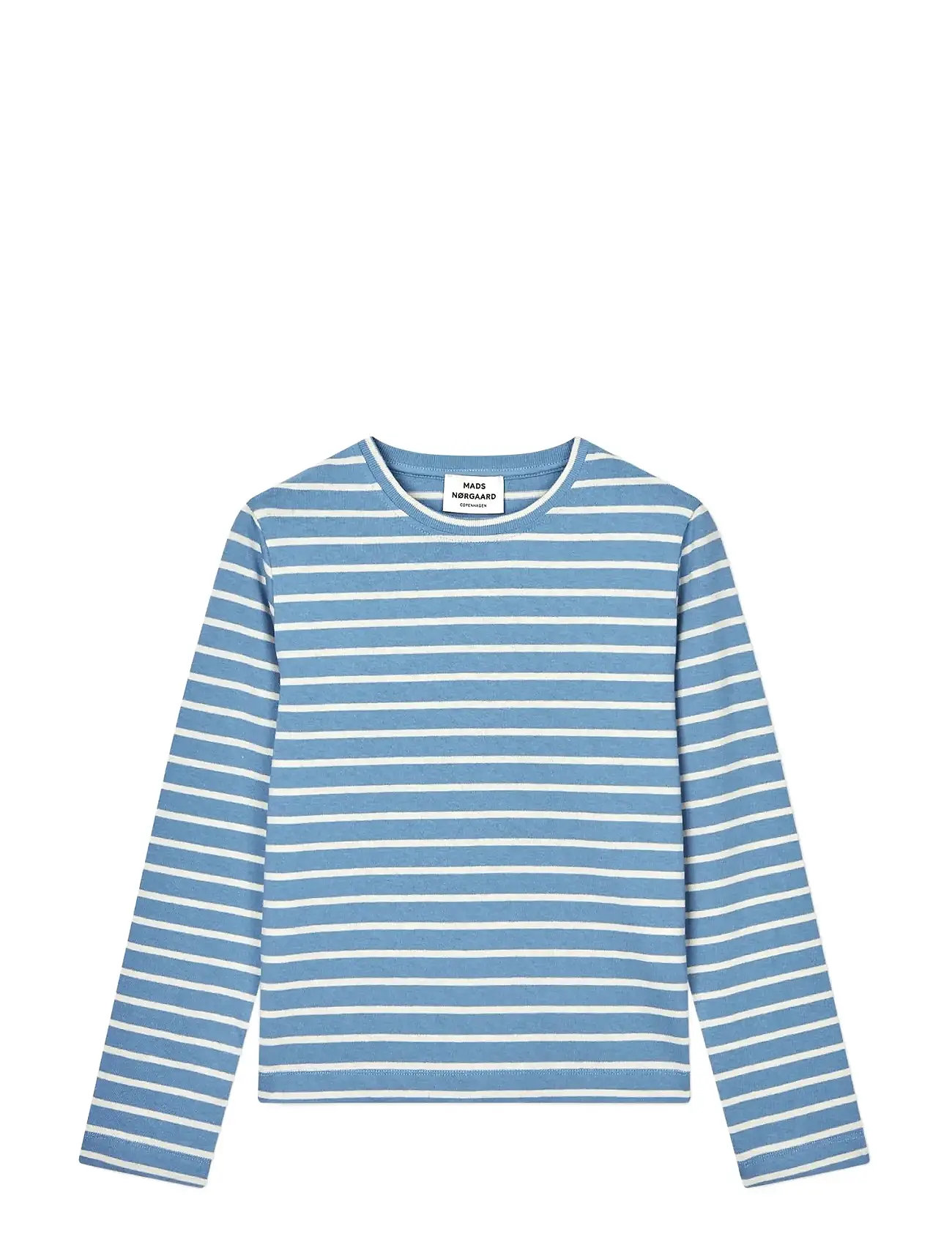 MADS NØRGAARD Pablo Maggie Tee Ls Blau - M - Damen