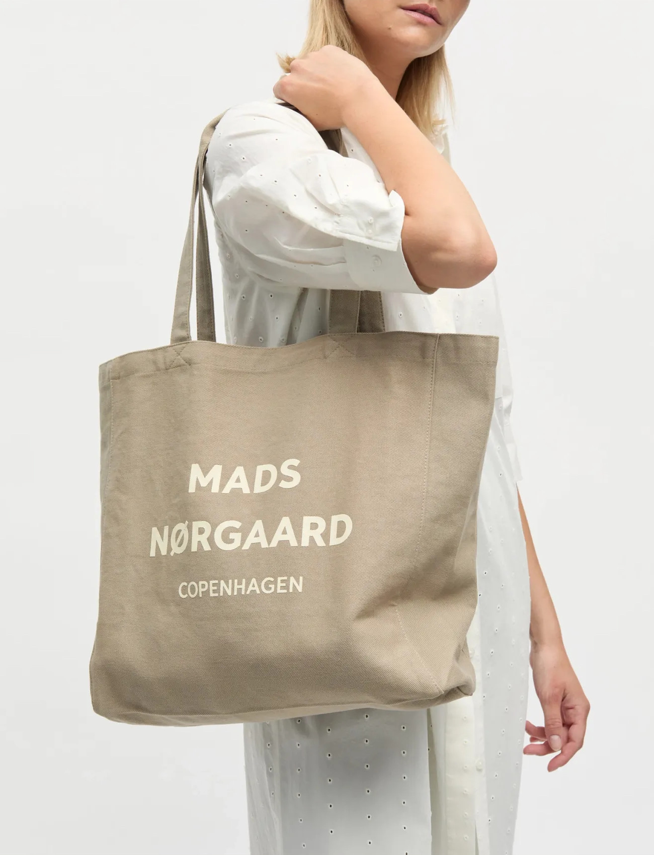 Mads Nørgaard Boutique Athene Bag, 54, Beige, Tasker > Totes, Dame