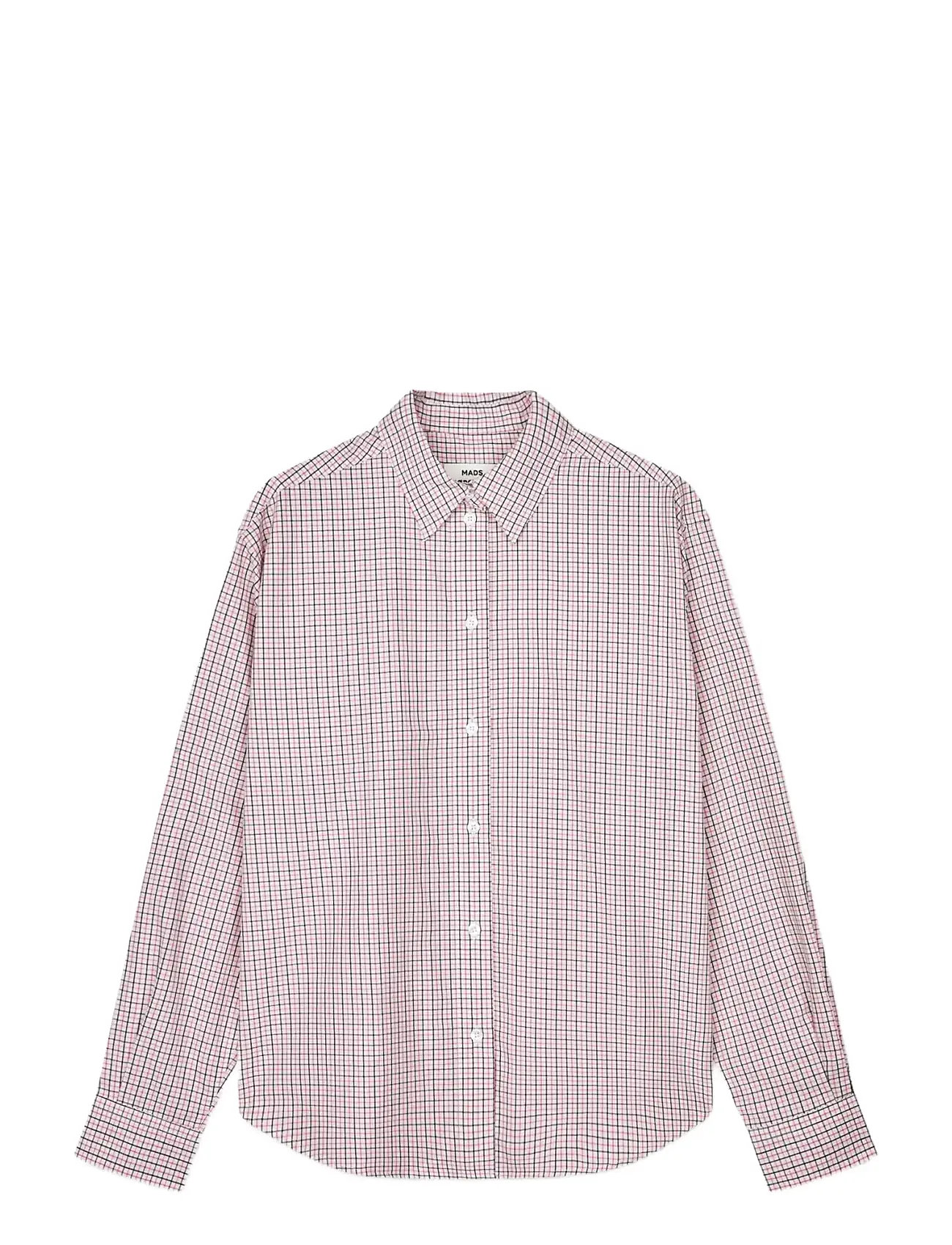 Mads Nørgaard Ander Cotton Crelly Shirt, 36, Pink, Skjorter > Langærmede, Dame