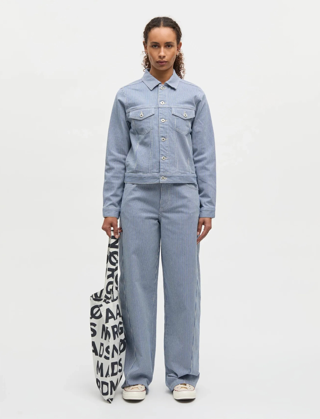 Mads Nørgaard Hickory Punk Demi Jacket, 42, Blue, Jakker > Denim, Dame