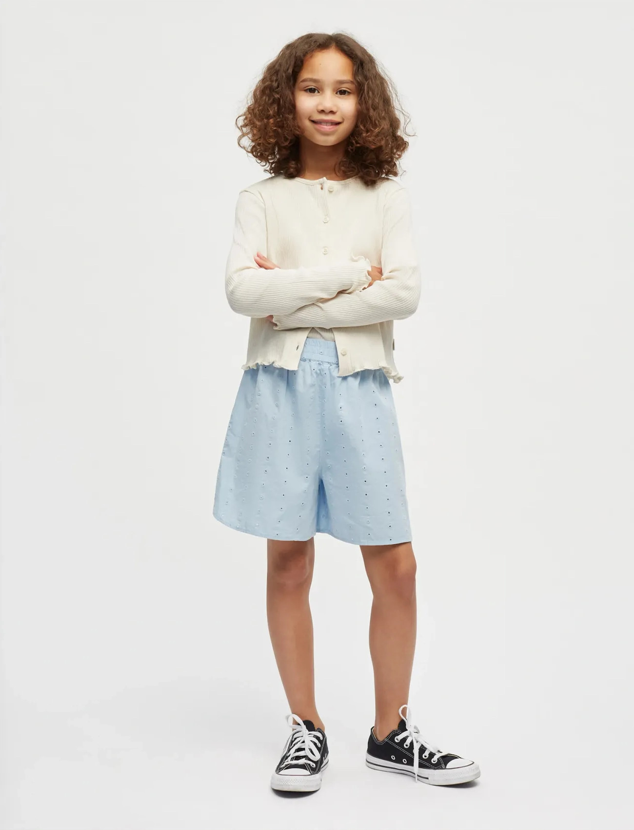 Mads Nørgaard Broda Pio Shorts, 116, Blue, Shorts > Afslappede Shorts, Børn