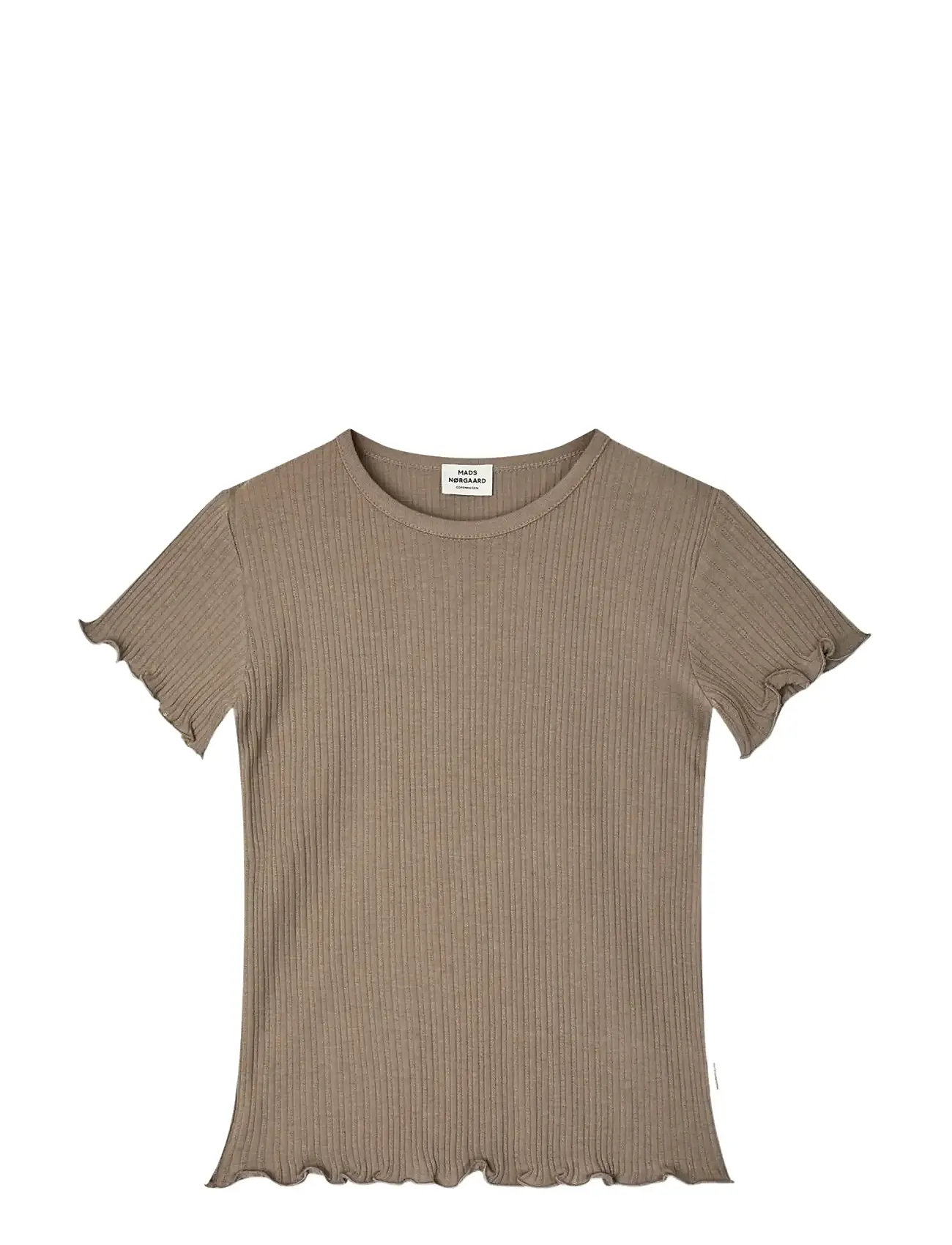 Mads Nørgaard Pointella Trixina Tee, 176, Brown, T-Shirts > Kortærmede, Børn