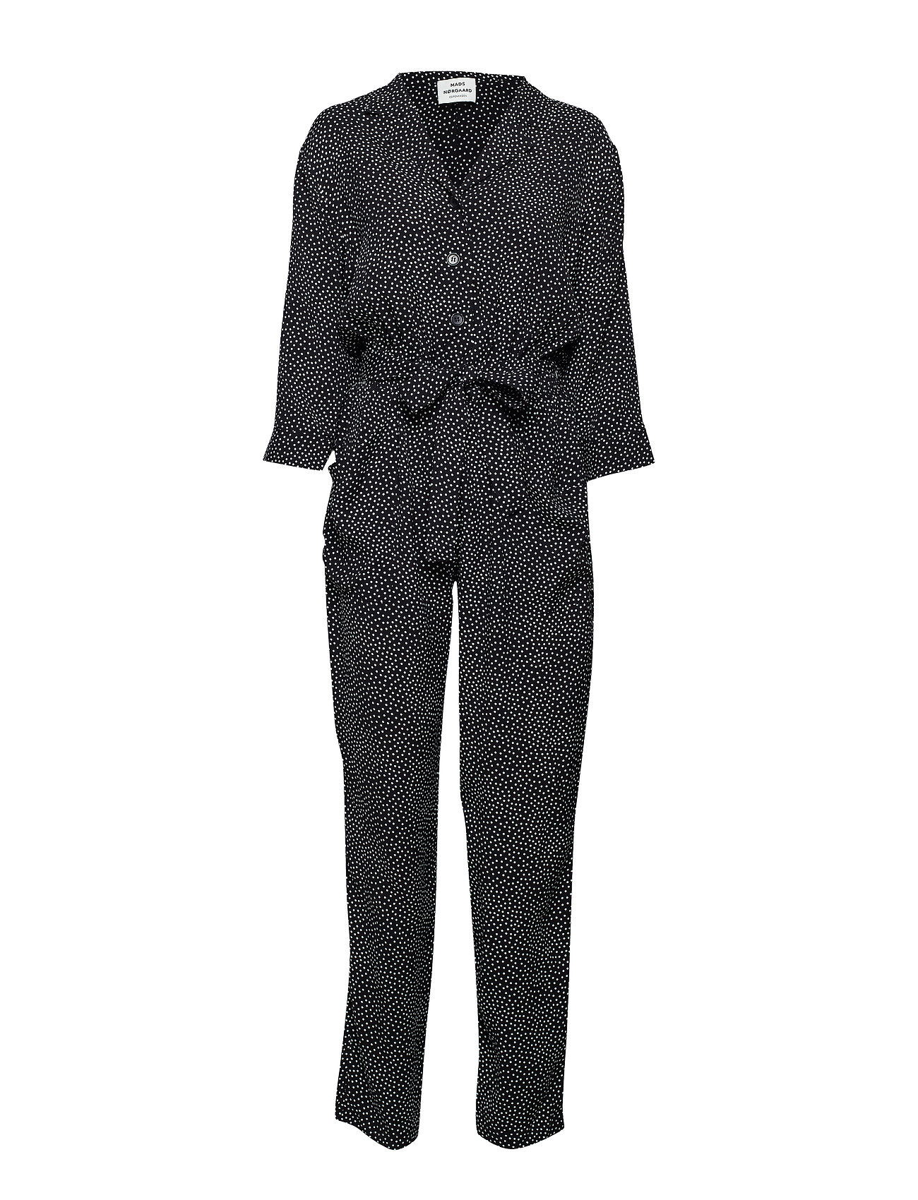 Dot Viscose Cenna Jumpsuit Zwart Mads Norgaard mads norgaard kopen in de aanbieding Dot Viscose Cenna Jumpsuit Zwart Mads Norgaard mads norgaard kopen in de aanbieding