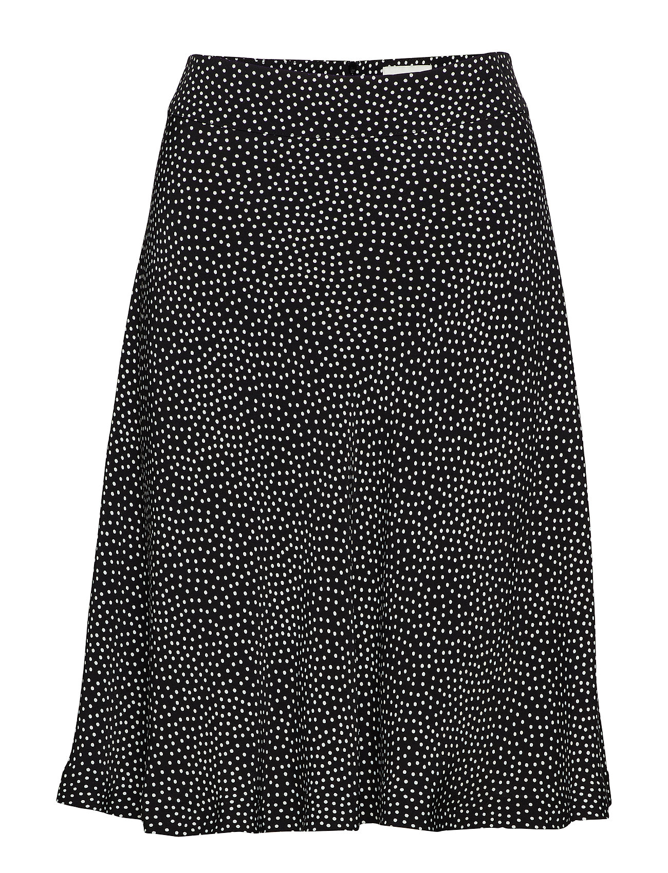 Dot Viscose Stelly C Rok Knielengte Zwart Mads Norgaard mads norgaard kopen in de aanbieding