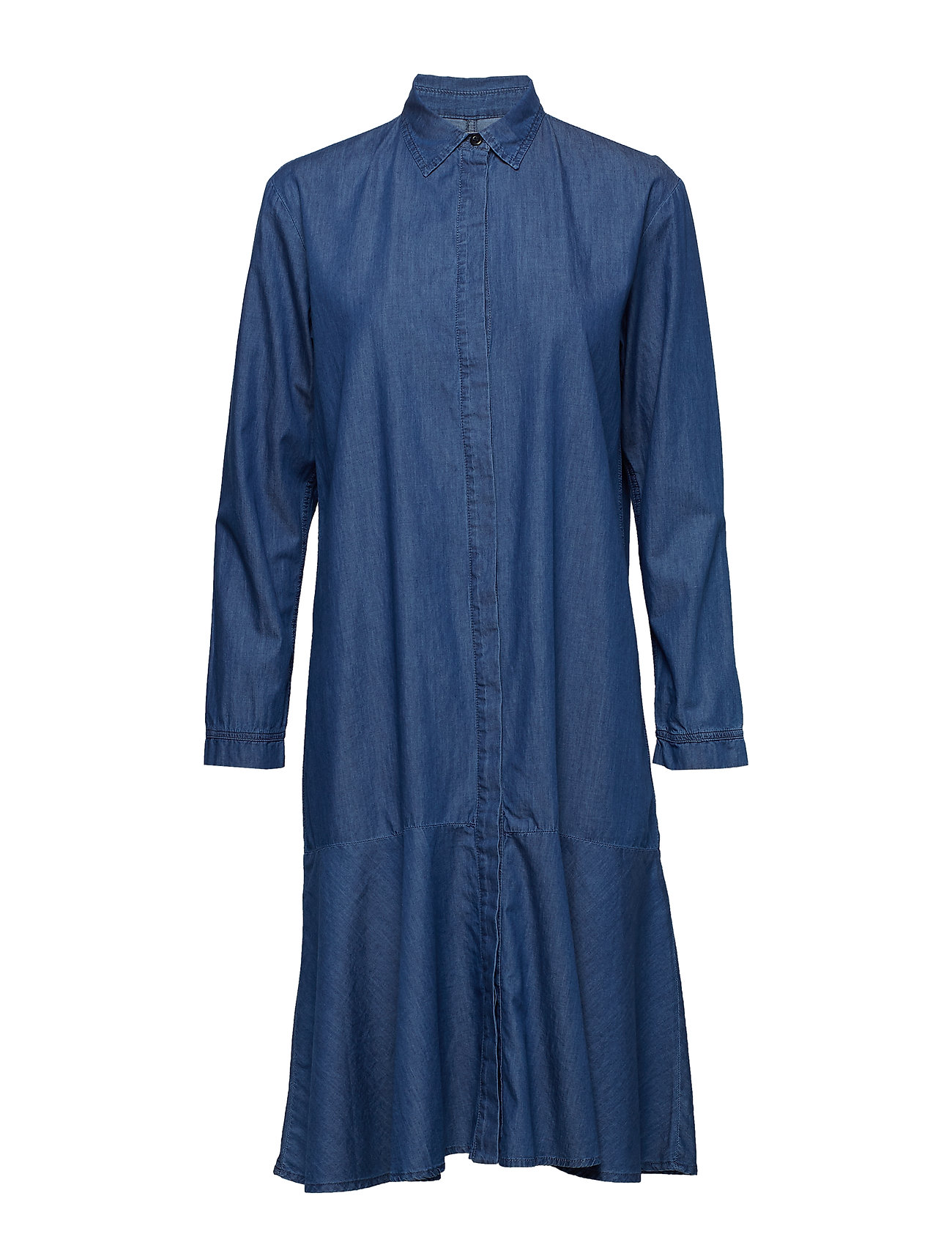 Indigo Summer Downy Frill Jurk Knielengte Blauw Mads Norgaard mads norgaard kopen in de aanbieding Indigo Summer Downy Frill Jurk Knielengte Blauw Mads Norgaard mads norgaard kopen in de aanbieding