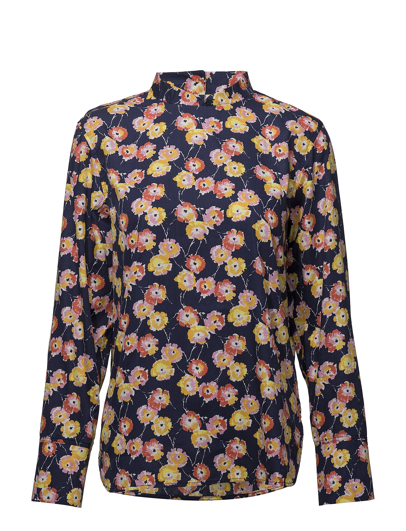 Soft Satina Schinella Blouse Lange Mouwen Multipatroon Mads Norgaard mads norgaard kopen in de aanbieding