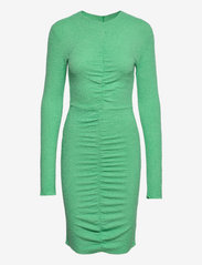 Flex Crepe Vulcan Dress - LIGHT GRASS GREEN