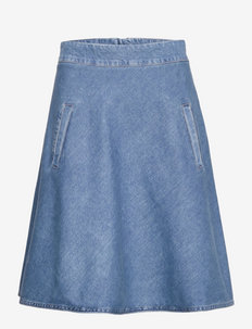 Vintage Denim Stelly Skirt - denimnederdele - vintage blue