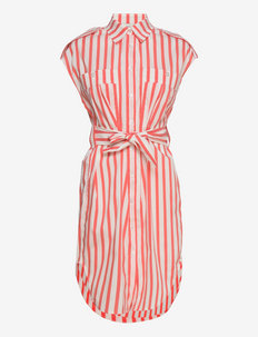 Organic Poplin Sannie Dress - summer dresses - candy stripe cherry tomato