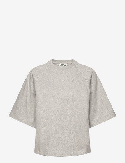 Heavy Single Trista Tee - marškinėliai - light grey melange