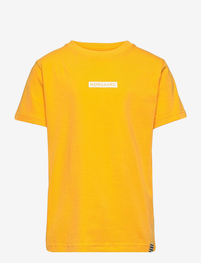 Printed Tee Thorlino Tee - ensfarvede kortærmede t-shirts - daylily