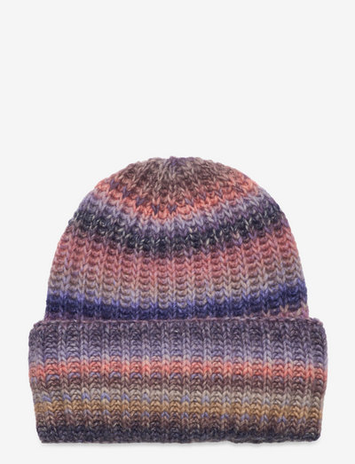 Pagliaccio Daun Hat - adītas cepures - multi lavendula