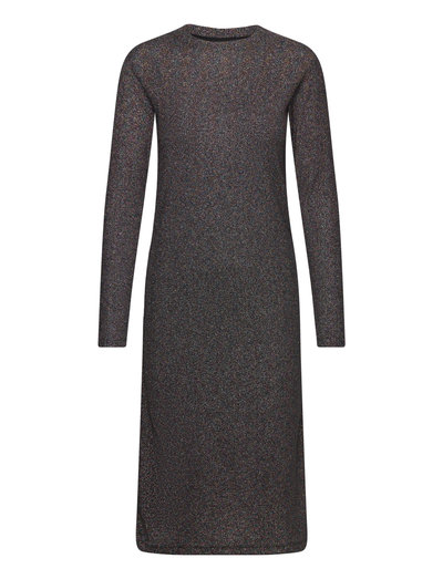 Mads Nørgaard 2x2 Lurex Duba Dress - Midi dresses - Boozt.com