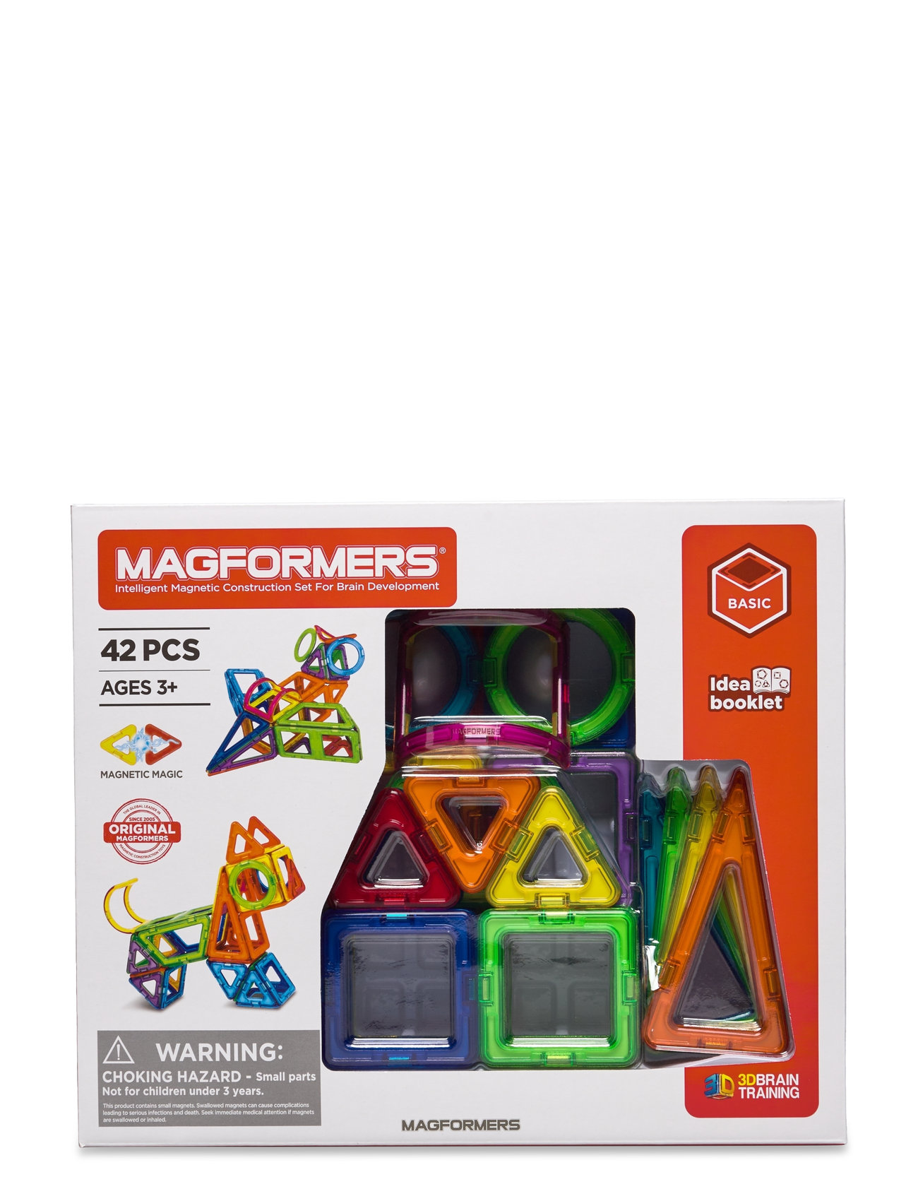 Magformers Basic Set 42 Pcs Toys Building Sets & Blocks Building Sets Multi/patterned Magformers