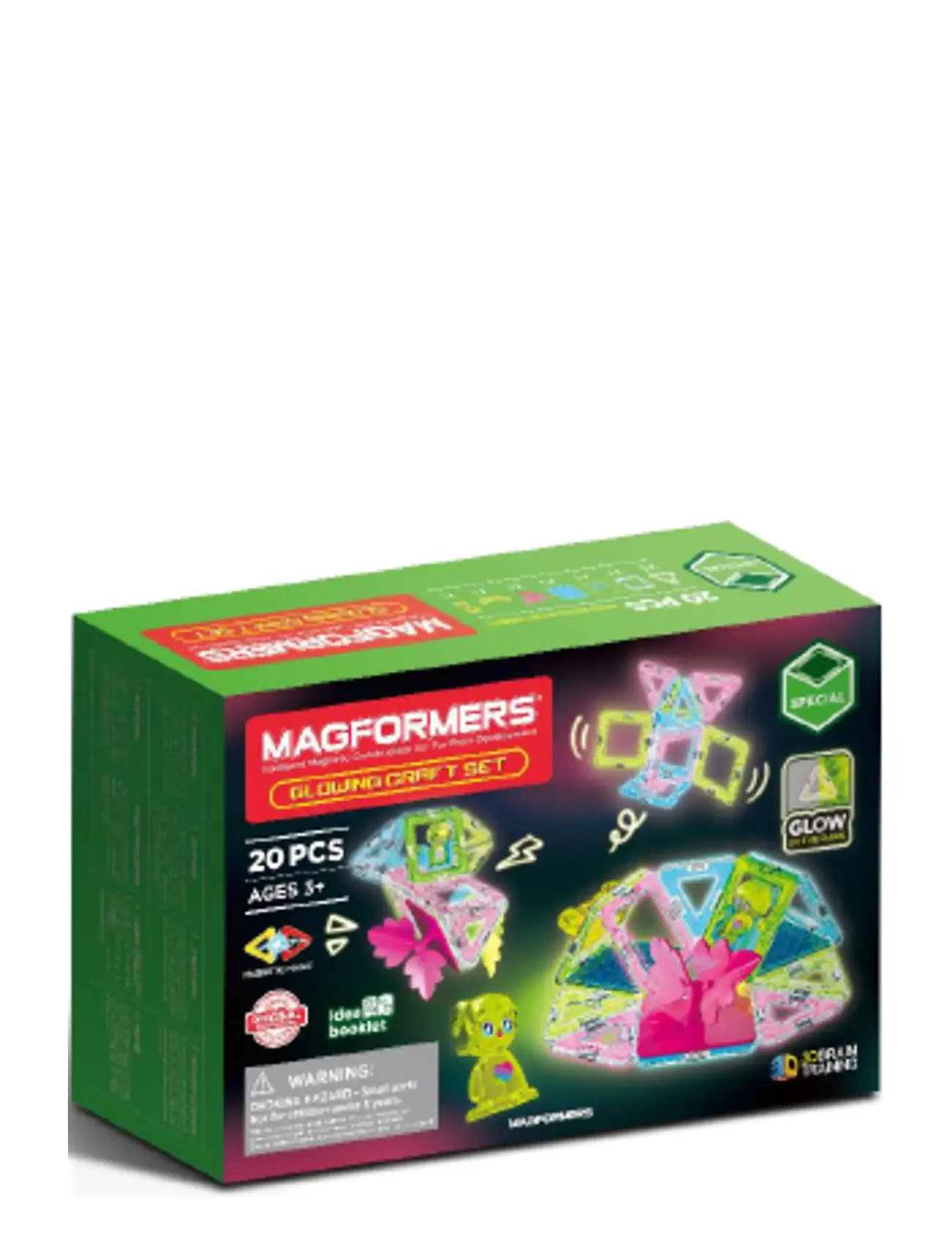 Magformers Magformers Glowing Craft Set 20 Pcs Multi/patterned