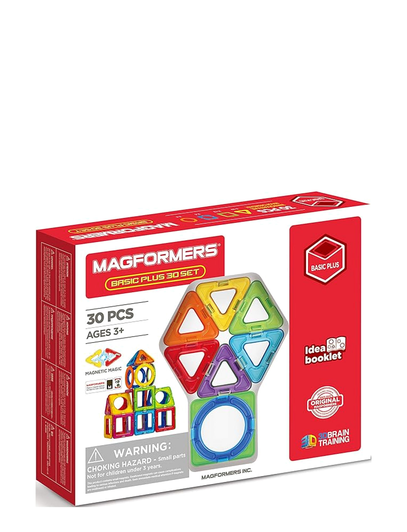 Magformers Basic Plus 30 Toys Puzzles And Games Puzzles 3d Puzzles Multi/patterned Magformers