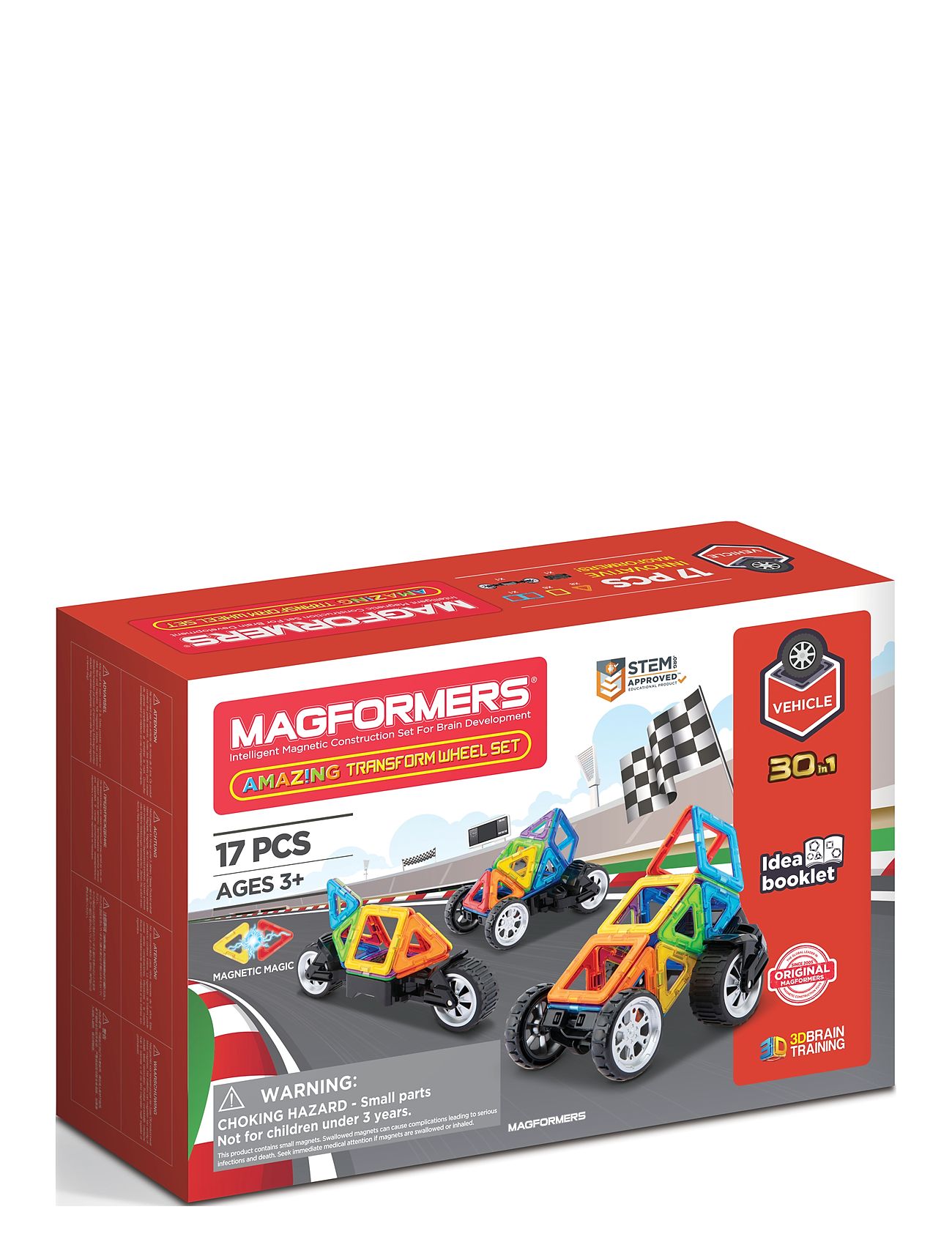 Magformerstransform Vehicle Set 17 Pcs Toys Building Sets & Blocks Building Sets Multi/patterned Magformers