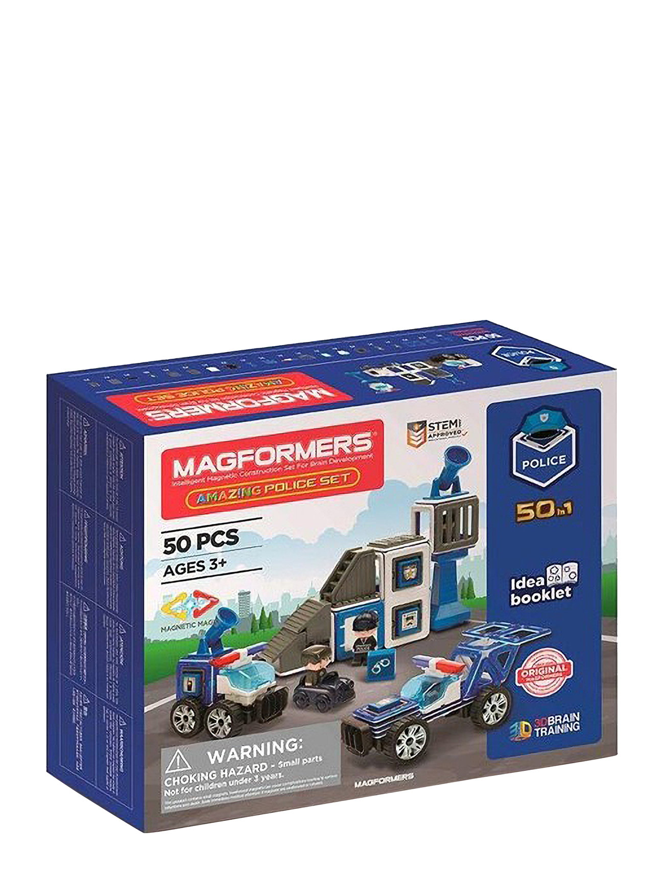 Magformers Police Set 50 Pcs Toys Playsets & Action Figures Play Sets Multi/patterned Magformers