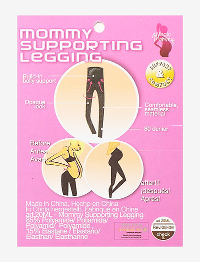Magic Bodyfashion Mama Supporting Legging in Schwarz Damen Bekleidung Hosen und Chinos Leggings 