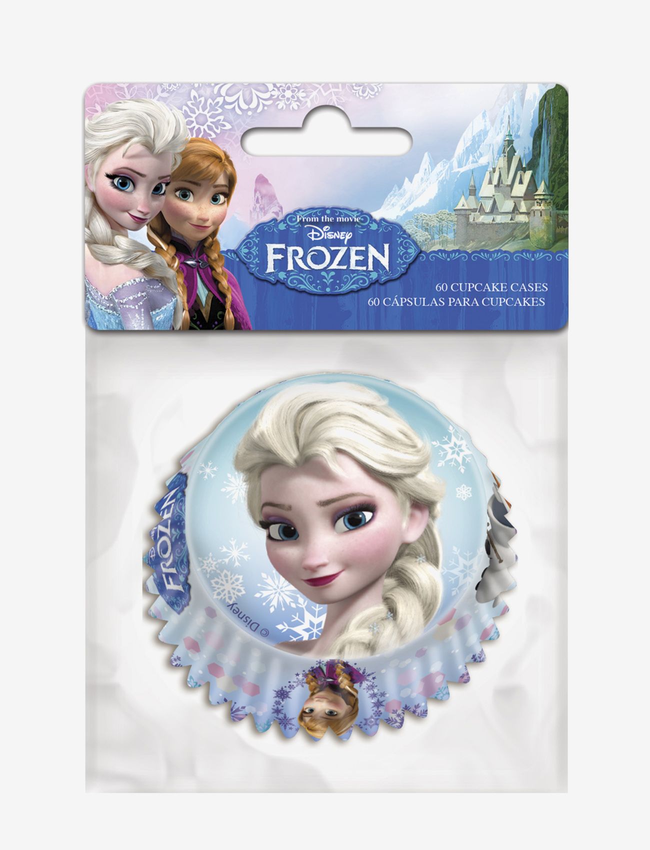 Ledus sirds - Disney Frozen  Bakery Cupcake - pk a 60 pcs - mafinu formiņas - multi coloured - 0