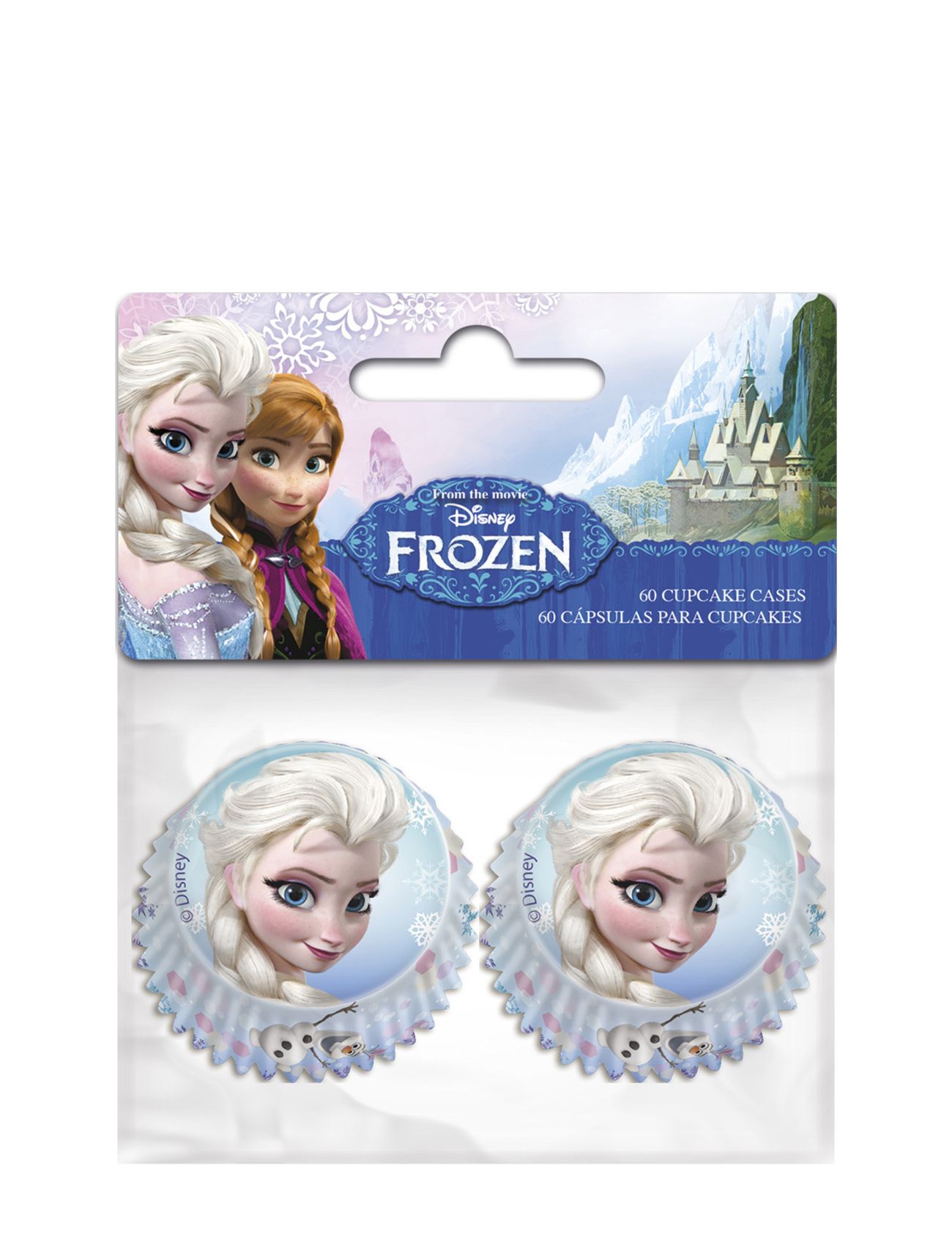 Disney Frozen Bakery Mini Cupcake - Pk A 60 Pcs Home Kids Decor Party Supplies Monivärinen/Kuvioitu Magic Store