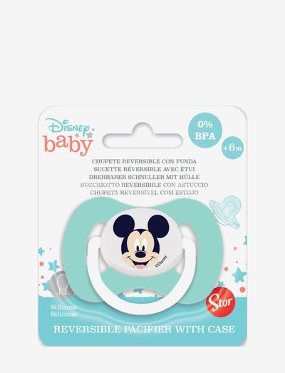 Disney Baby symetrical pacifier silicone +6m Mickey - knupji - multi coloured