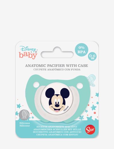 Disney Baby orthodontic pacifier silicone 0-6m Mickey - knupji - multi coloured