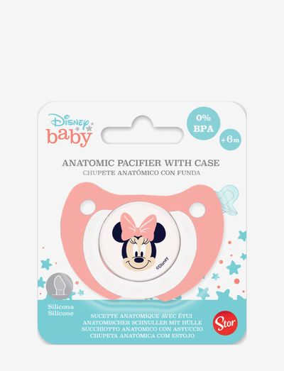 Disney Baby orthodontic pacifier silicone +6m Minnie - knupji - multi coloured
